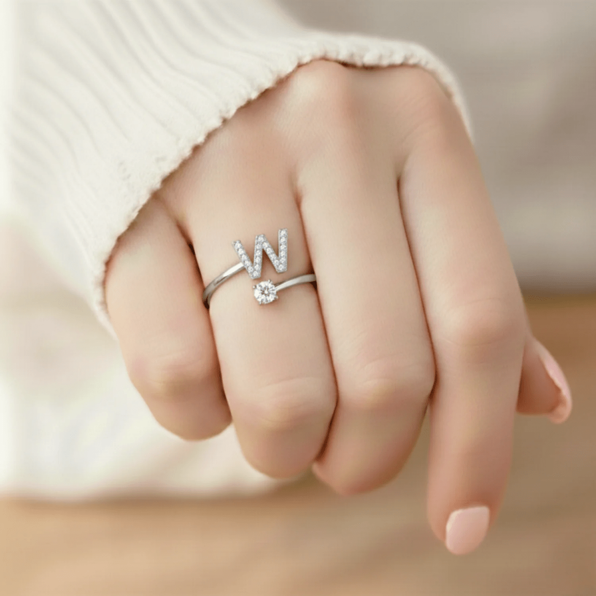 Anillo Ajustable | Inicial - Lourve Collection - Lourve Collection - Anillo Ajustable | Inicial