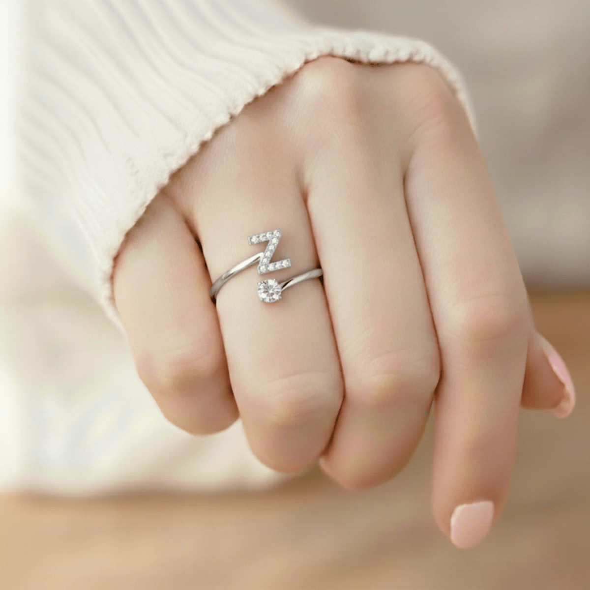Anillo Ajustable | Inicial - Lourve Collection - Lourve Collection - Anillo Ajustable | Inicial