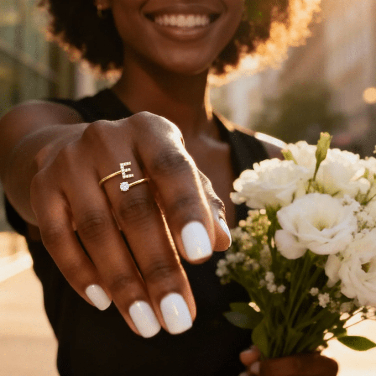 Anillo Ajustable | Inicial - Lourve Collection - Lourve Collection - Anillo Ajustable | Inicial
