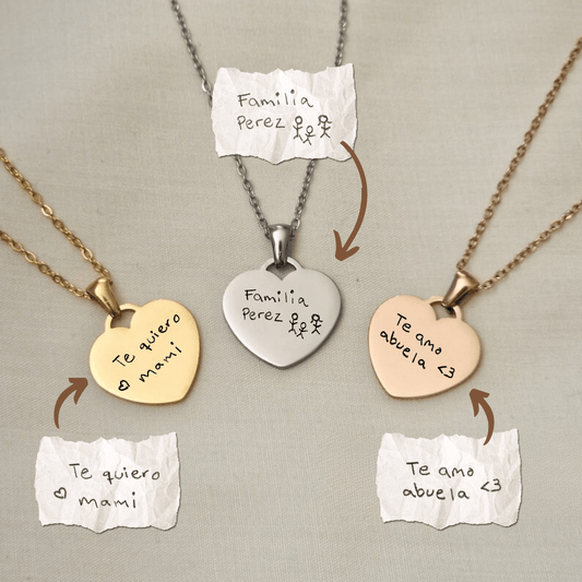 Elegante Collar Escrito a Mano - Lourve Collection - Lourve Collection - Elegante Collar Escrito a Mano