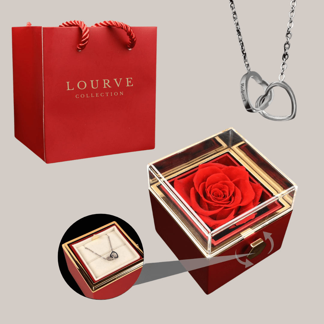 Set Eterno y Collar Personalizado - Lourve Collection - Lourve Collection - Set Eterno y Collar Personalizado